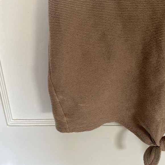 Madewell Button Up Knotted Ribbed Tank Top - Picture 2 of 5
